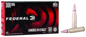 FEDERAL 308 WIN 150GR FMJ-BT 20 RD/BX 25 BX/CS