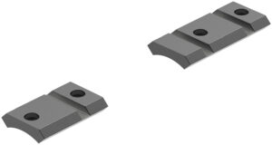 Leupold QRW two-piece scope base for Savage 10/110 round receiver in matte black