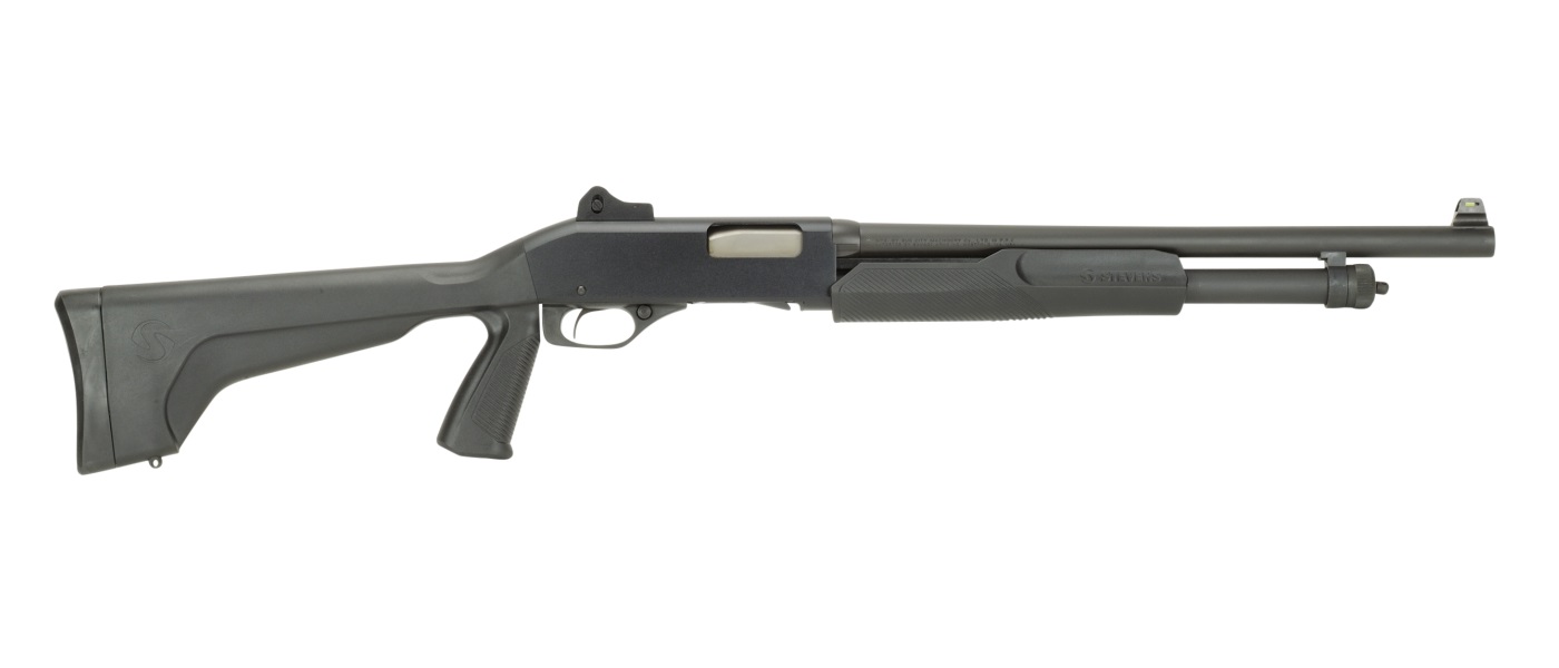 Stevens 320 Security 20 Gauge Pump Shotgun, 18.5-Inch, Ghost Ring Sights, Pistol Grip, 5-Round