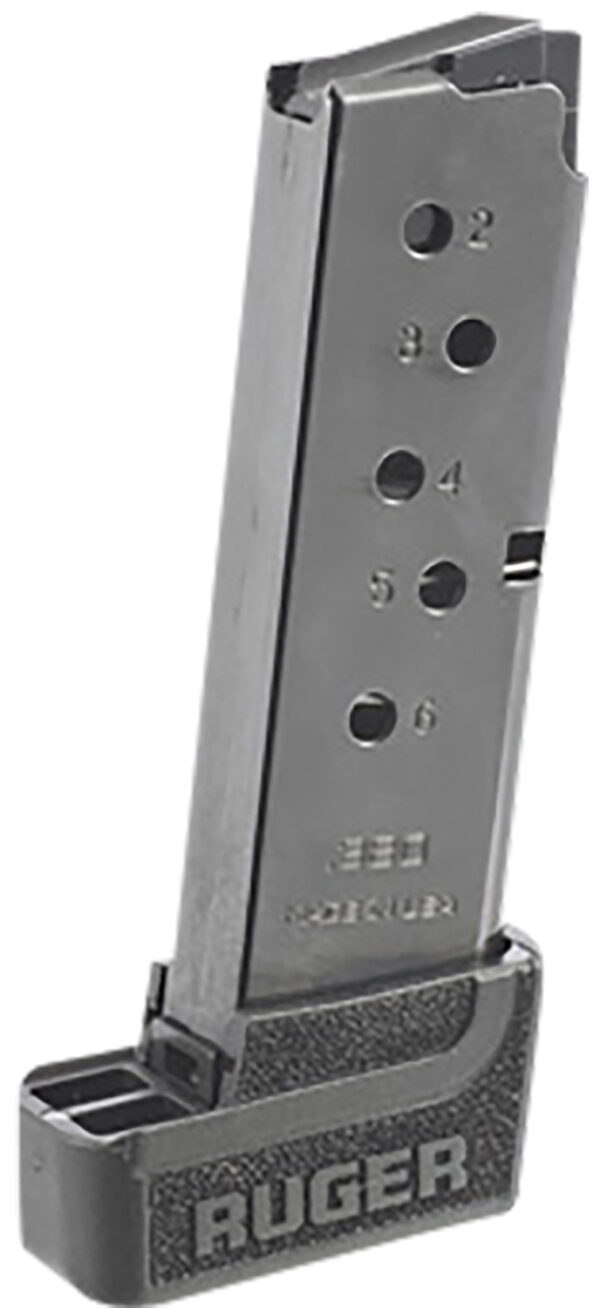 Ruger 90626 LCP II 7rd Extended w/Grip Extension 380 ACP Blued Steel