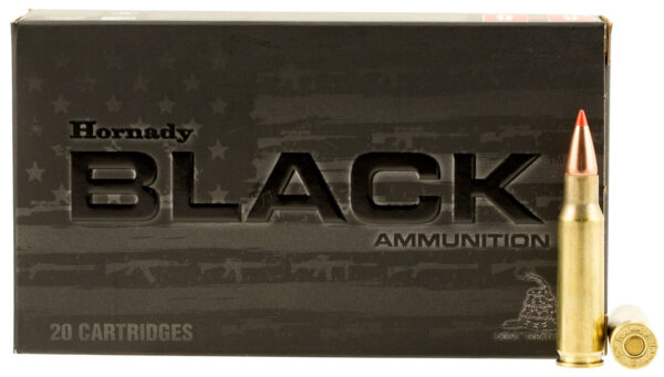 Hornady 83464 Black 6.8mmRemSPC 110gr Hornady V Max 20 Per Box/10 Case