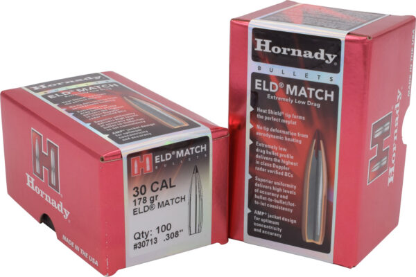 Hornady ELD Match .30 Cal .308 178gr Bullets