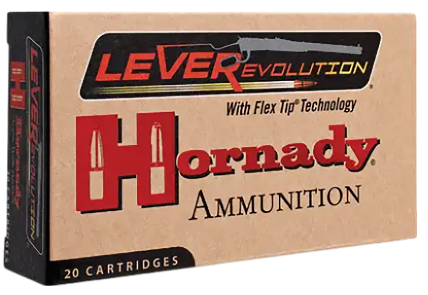 Hornady LEVERevolution .45-70 Government 325 gr FlexTip, 20-Round Box