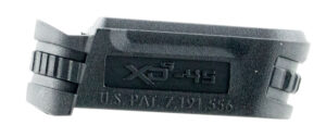 Springfield Armory XDS5001M Backstrap Sleeve made of Polymer with Black Finish & 1 Piece Design for 45 ACP Springfield XD-S with #1 Backstrap & 3.30"-4" Barrel