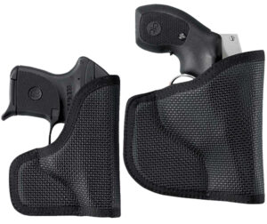 DeSantis Gunhide N38BJ8BZ0 Nemesis Pocket Black Rubberized Fabric Fits Glock 43 Ambidextrous