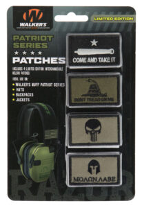 Walkers GXPPATKIT Patriot Muff Patch Kit Come & Take It Version Velcro