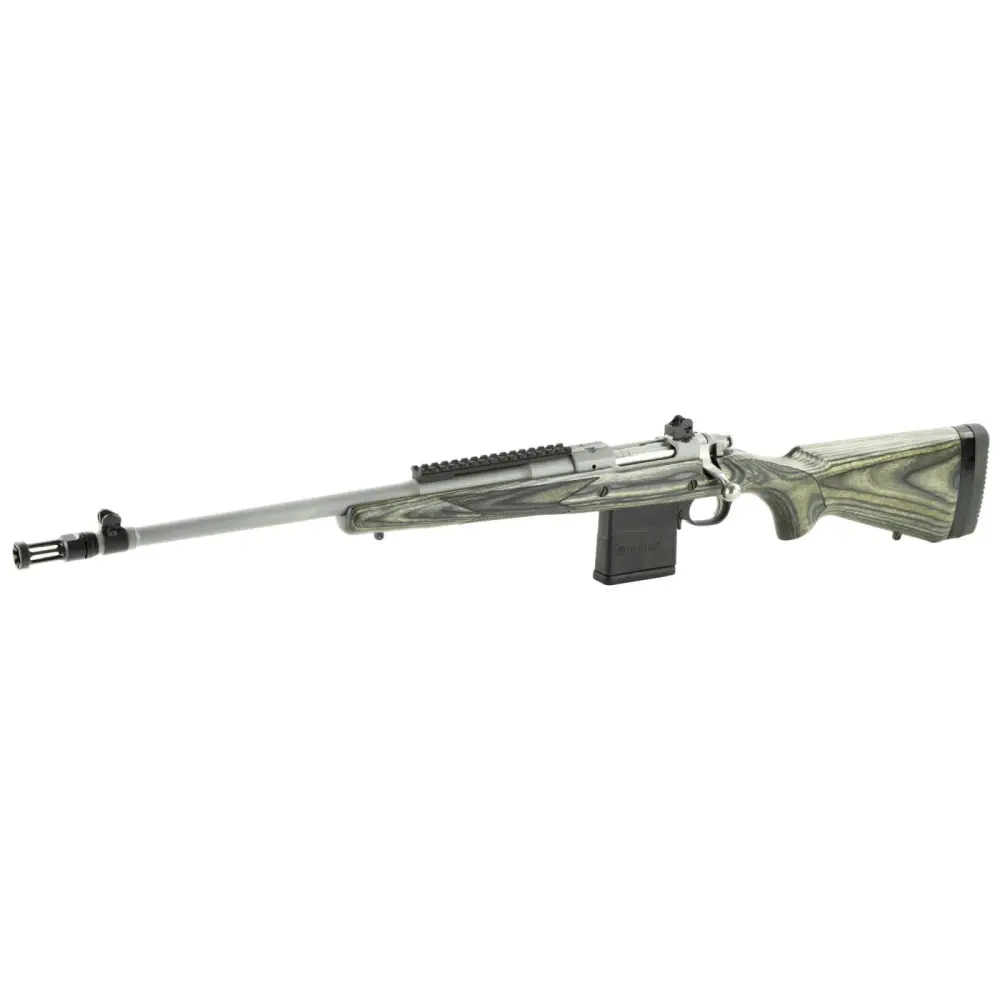 26027 14159964.webp RUGER SCOUT RIFLE LH 308 WIN 18.7" MATTE STS BLK LAM STK 10RD DETACH - additional view