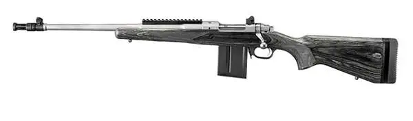 26027 14254061.webp RUGER SCOUT RIFLE LH 308 WIN 18.7" MATTE STS BLK LAM STK 10RD DETACH - additional view