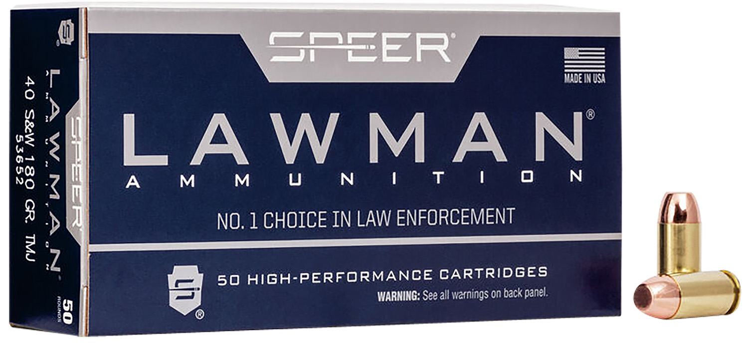 Speer Lawman .40 S&W 180gr Total Metal Jacket