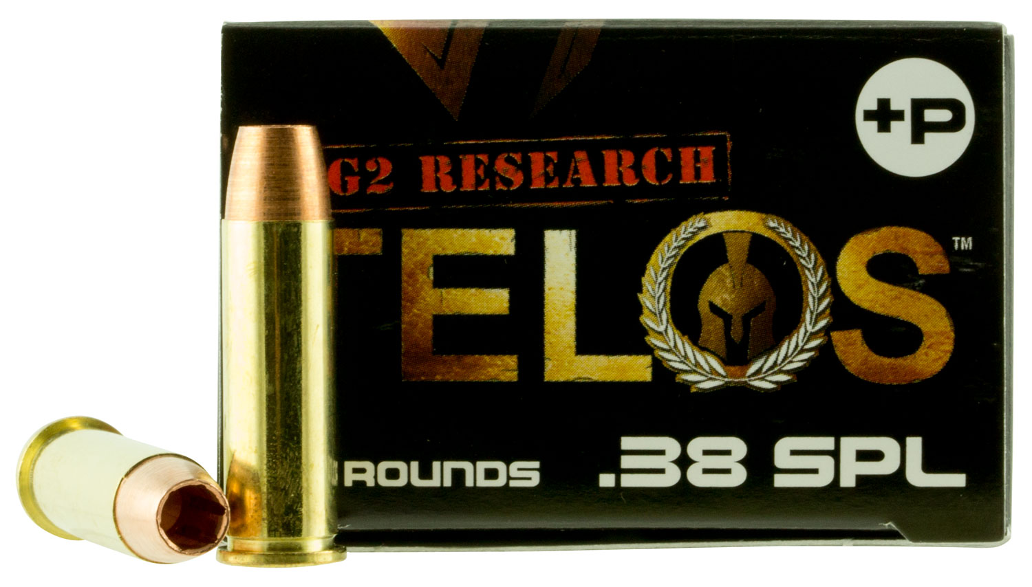 G2 Research Telos .38 Special +P 105gr Fracturing Copper HP, 20-Round Box