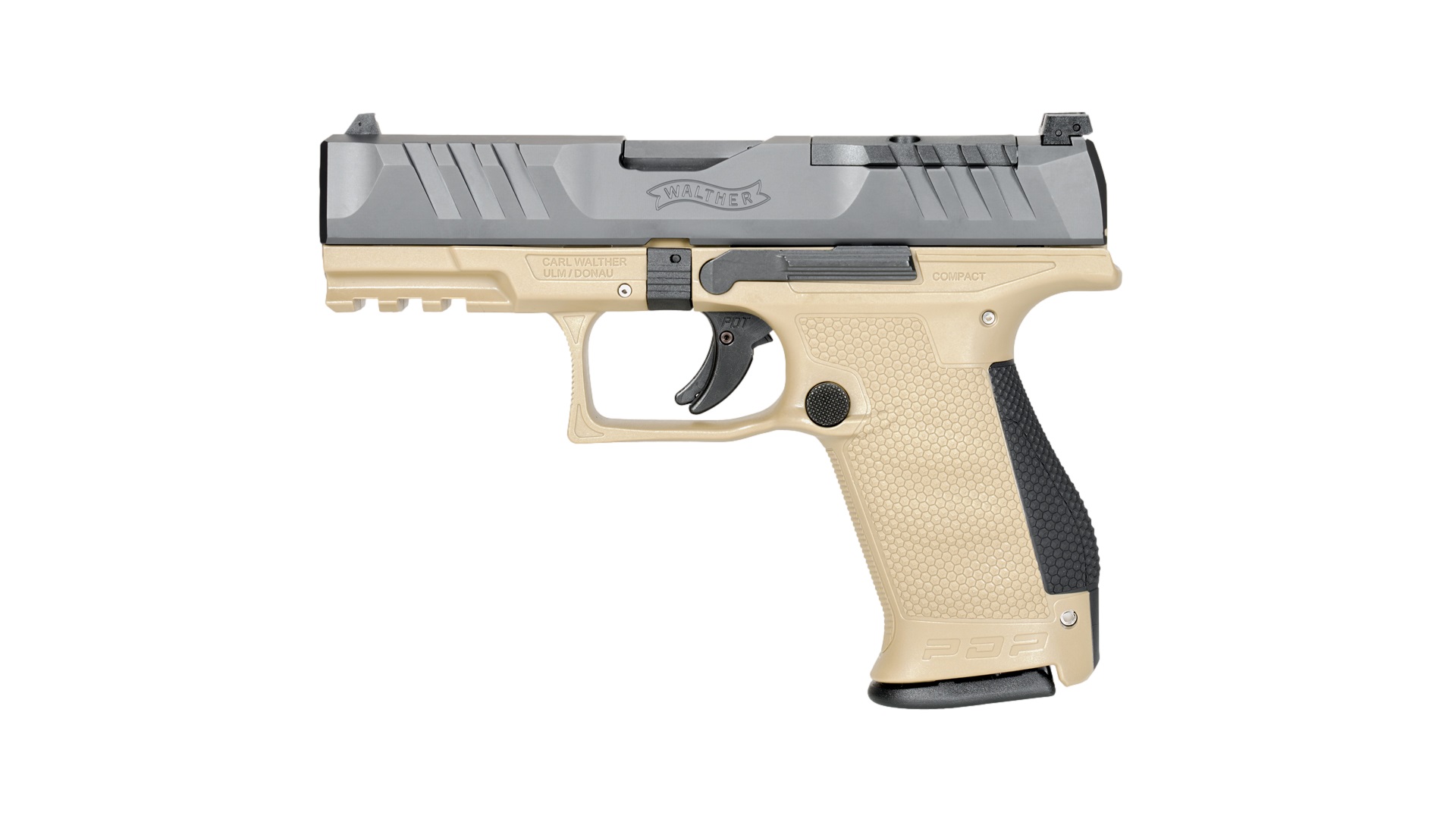 Walther PDP Compact Pistol, 9mm, 4-Inch, Optic Ready