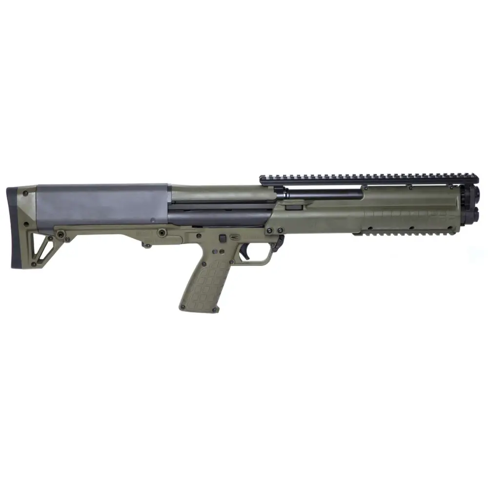 Kel-Tec KSG Shotgun, 12 Gauge, 18.5-Inch, Green Grip, 14-Round