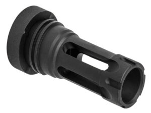 Yankee Hill 430228A QD Light Tactical Flash Hider made of Black Finish Steel with 1/2"-28 tpi Threads for 30 Cal AR-Platform