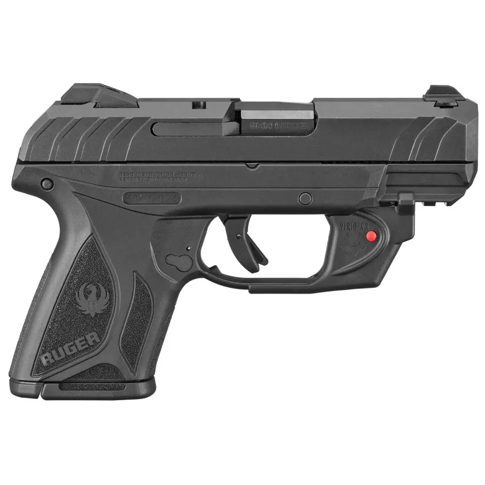 294308 14159797.webp RUGER SECURITY-9MM 3.4" PSTL BLK/BLK 10+1 MS W/ VIR LSR