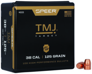 Speer 4015 Handgun 38Cal 125gr Total Metal Jacket 100 Per Box/5 Case