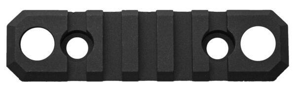 GrovTec 3.1-Inch 5-Slot M-Lok Picatinny Rail with Push-Button QD Bases