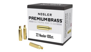 Nosler .22 Nosler Unprimed Rifle Brass, 100-Count