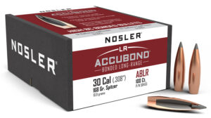 Nosler AccuBond Long Range .30 Caliber 168gr Spitzer Point Boat Tail Bullets