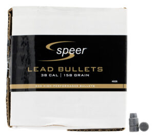 Speer 4628 Handgun 38Cal 158gr Lead Semi Wad Cutter Hollow Point 500 Per Box/1 Case