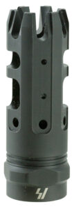 Strike Industries KINGCOMP30 King Comp Black Steel with 5/8"-24 tpi Threads, 2.62" OAL & 0.87" Diameter for 308 Win, 7.62x51mm NATO AR-Platform