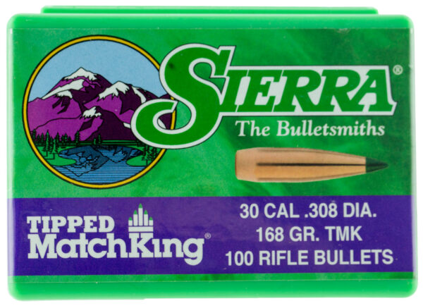 Sierra Tipped MatchKing .30 Cal 168gr Bullets