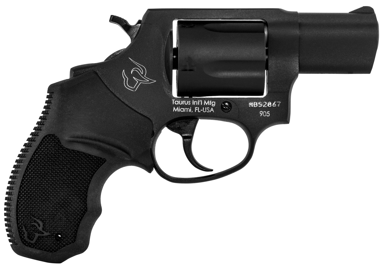 Taurus Model 905 Revolver, 9mm Luger, 2-Inch, Matte Black Oxide