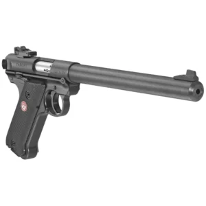 Ruger Mark IV Target Pistol, .22 LR, Blued, Checkered, 10-Inch Barrel, 10-Round - view 2