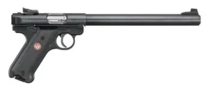 Ruger Mark IV Target Pistol, .22 LR, Blued, Checkered, 10-Inch Barrel, 10-Round - view 3