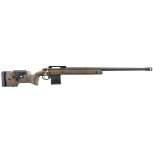 RUGER HAWKEYE LR TRGT 308WIN BOLT 26" MT BLK THRDE BBL, SPECK BLK/BRN LAM STOCK, 10RD DETACH MAG