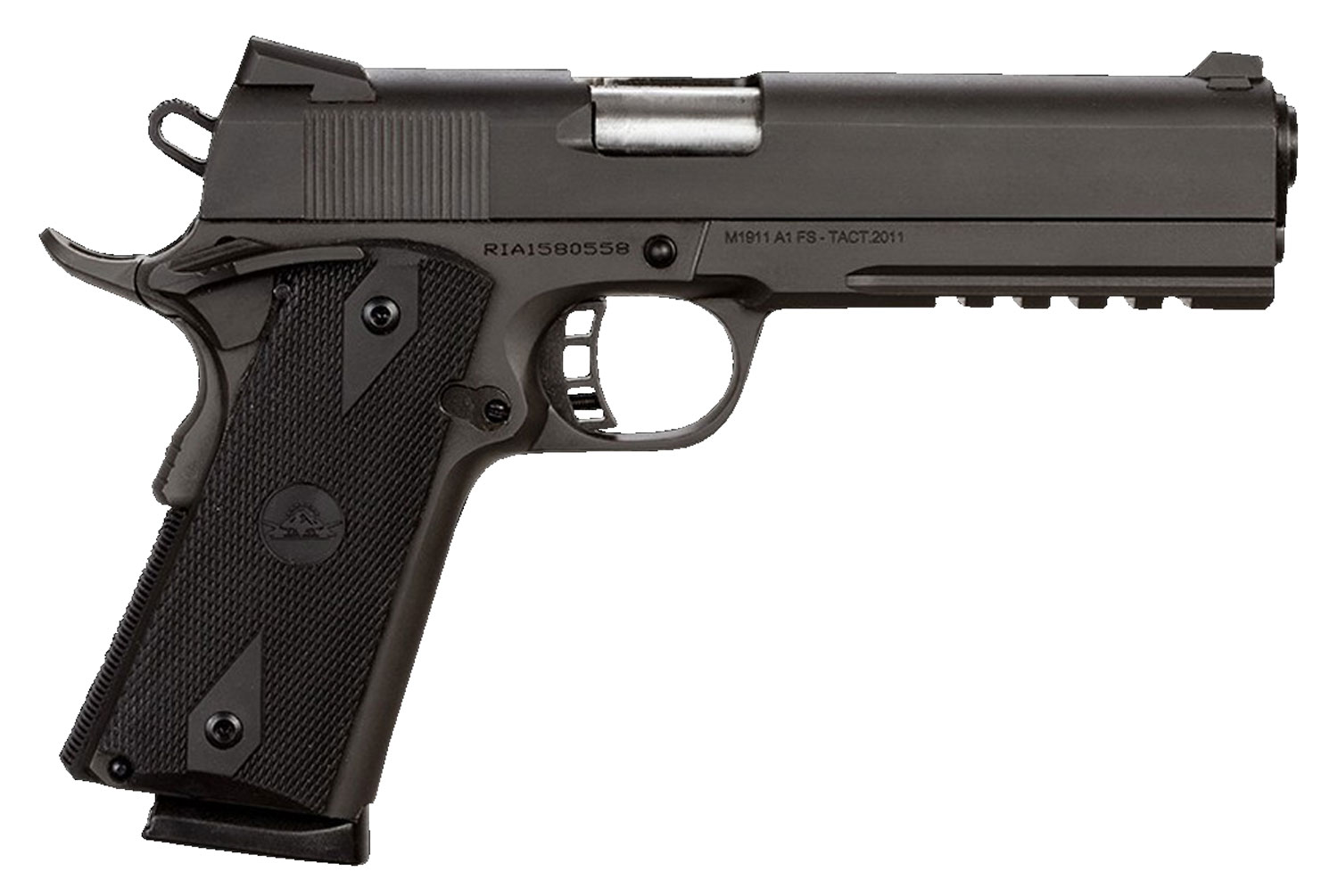 Rock Island TAC Standard FS 1911 Pistol, .45 ACP, Parkerized, 5-Inch