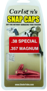 Carlson's Choke Tubes 00057 Snap Cap Pistol 38Special/357 Mag 6Pack