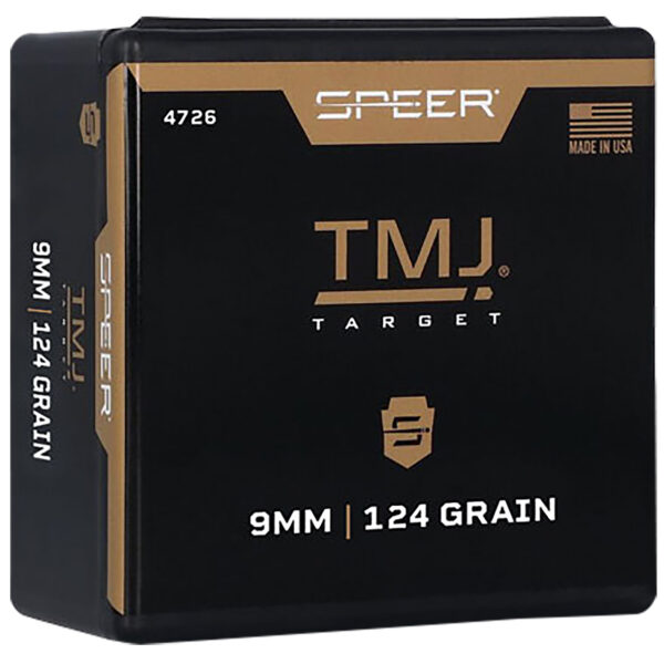 Speer 4726 TMJ Value Pack 9mm 124gr Total Metal Jacket 600 Per Box/1 Case
