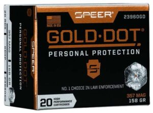 SPEER 357 MAG 158 GR GDHP AMMO 20 RD/BX 10 BX/CS - additional view