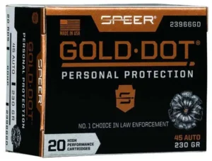 SPEER 45 AUTO 230 GR GDHP AMMO 20 RD/BX 10 BX/CS - additional view