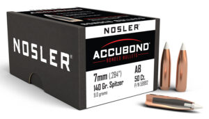 Nosler AccuBond 7mm 140gr Spitzer Bullet