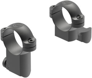 Leupold Ruger M77 1-inch Super High Extended Matte Ringmounts front view