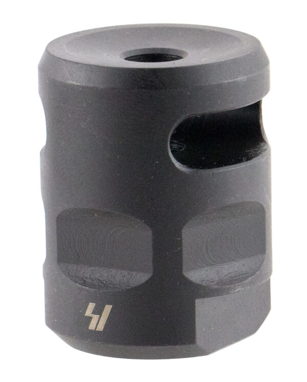 Strike Industries WHCOMP556 WarHog Comp Black Steel with 1/2"-28 tpi Threads, 1.27" OAL & 0.26" Diameter for 223 Rem, 5.56x45mm NATO AR-Platform