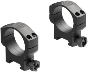 Leupold Mark 4 35mm high matte two-piece scope rings mounted on Picatinny rail