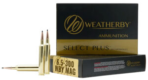 Weatherby B653127LRX Select Plus 6.5-300WthbyMag 127gr Barnes LRX Lead Free 20 Per Box/10 Case