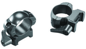 Weaver Lever-Lok Rings - 1 Inch, High, Matte Black
