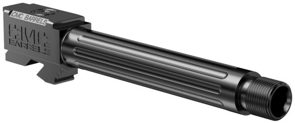 CMC Triggers Match Precision Glock 17 Gen 3-4 Barrel, 9mm, Fluted, Threaded, Black DLC