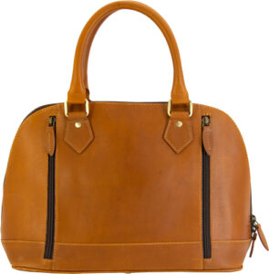 CAMELEON S&W CLASSIC SATCHEL - CONCEALED CARRY PURSE BROWN