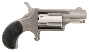 North American Arms Mini Revolver Carry Combo, .22 LR, 1.13-Inch Barrel, Black Rubber Grip, Holster, 5-Shot