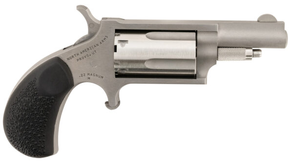 North American Arms Mini Revolver Carry Combo, .22 WMR, 1.63-Inch Barrel, Rubber Grip, Holster, 5-Shot