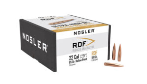 Nosler RDF Match .22 Cal 85gr HP-BT Bullets