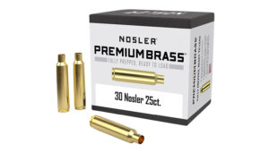 Nosler Premium Unprimed .30 Nosler Brass, 25/Box