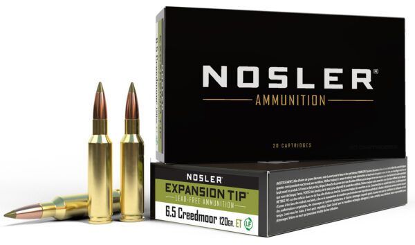 Nosler 40398 E-Tip 6.5Creedmoor 120gr E Tip Lead Free 20 Per Box/10 Case