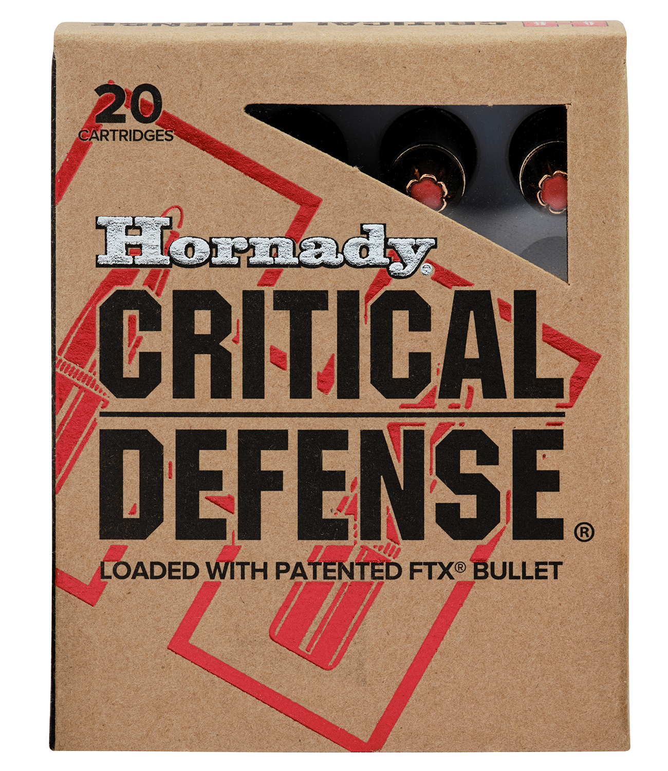 Hornady Critical Defense .223 Remington 55gr FlexTip, 20-Round Box
