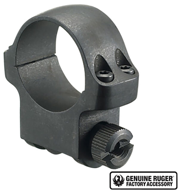 Ruger 1 inch Medium Scope Ring, Matte Black