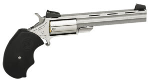 North American Arms Mini-Master Revolver, .22 LR, 4-Inch Vent Rib Barrel, Stainless, CA Compliant, 5-Shot
